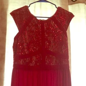 Red Event Occassion Dress